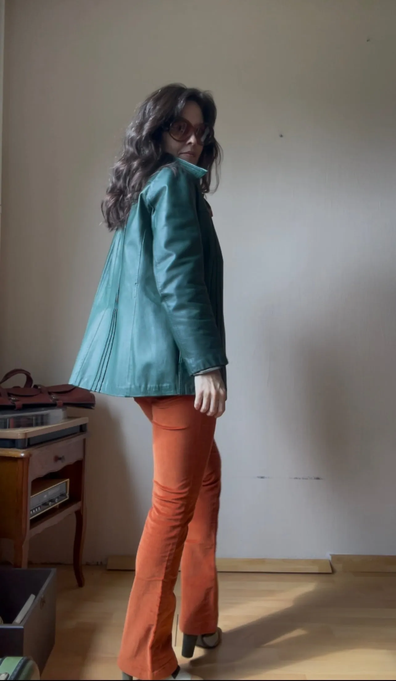 70s Vintage leather jacket