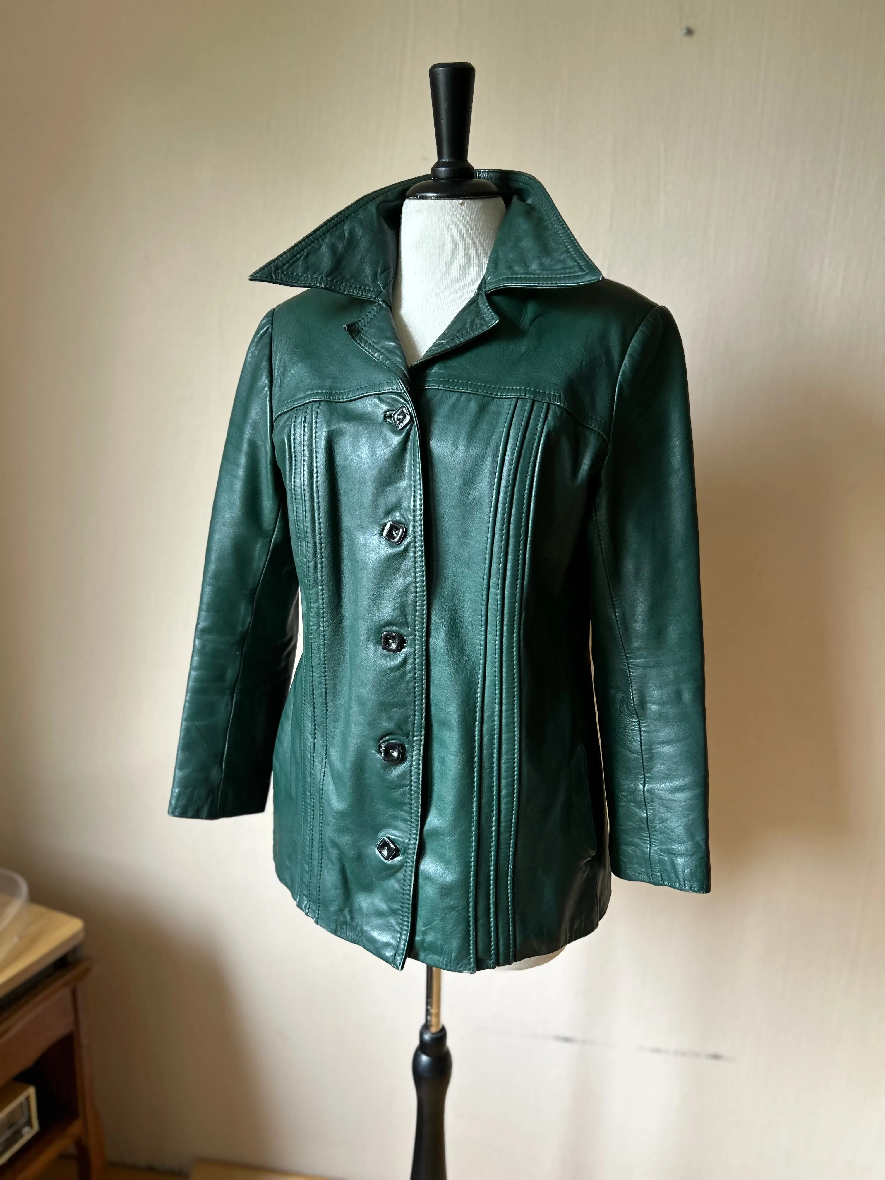 70s Vintage leather jacket