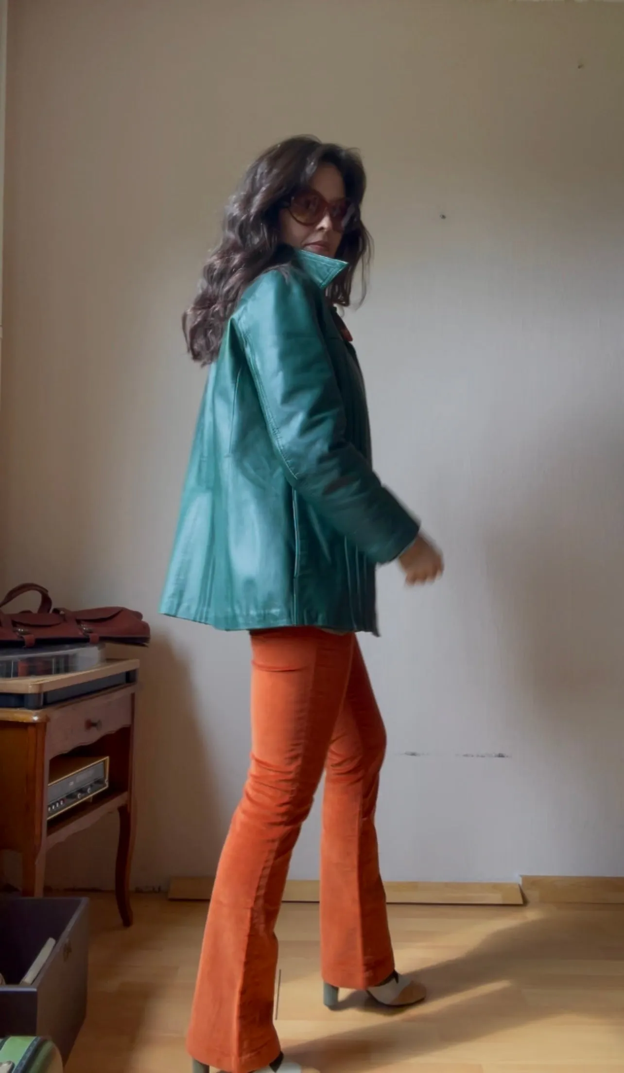 70s Vintage leather jacket