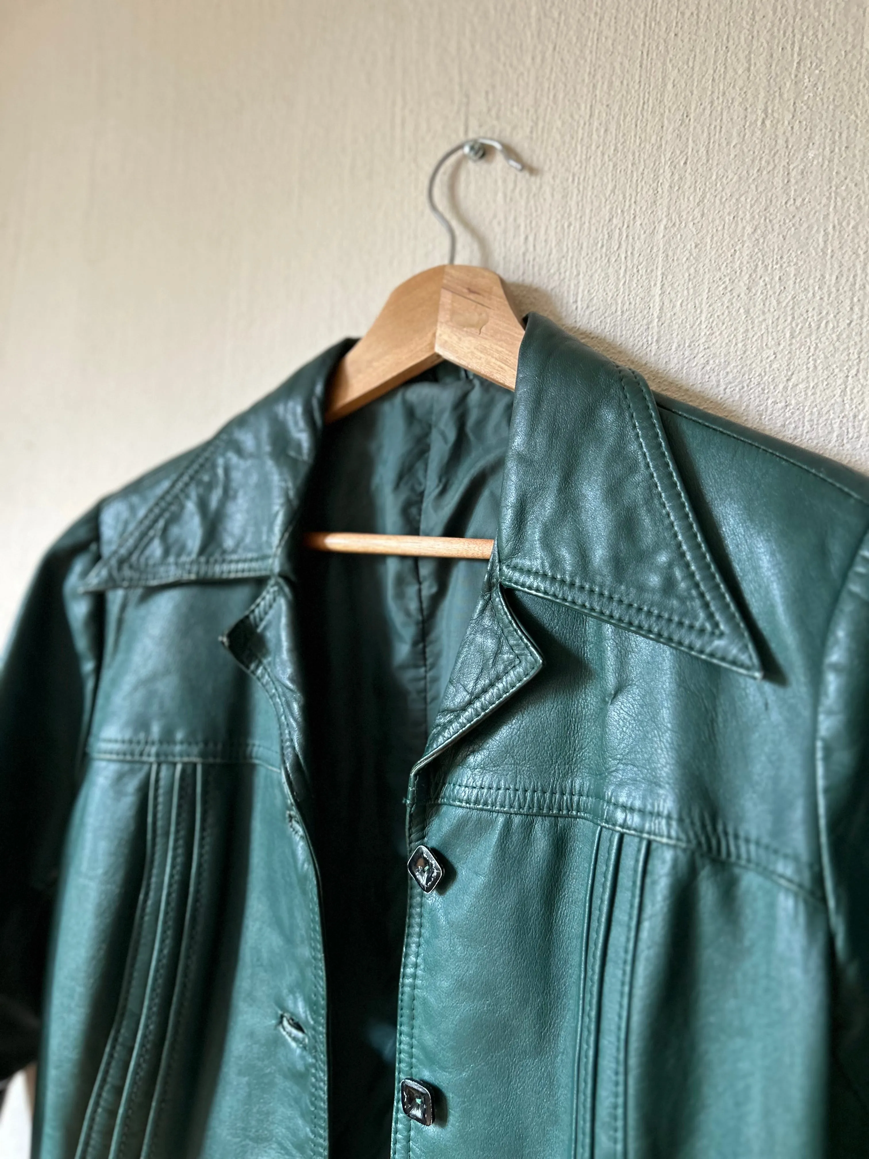 70s Vintage leather jacket