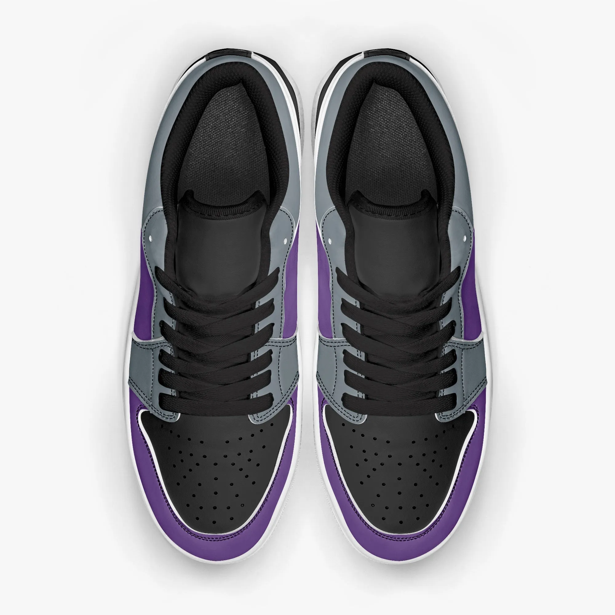 916 Men's Low-Top Leather Basketball Shoes by Niche Era