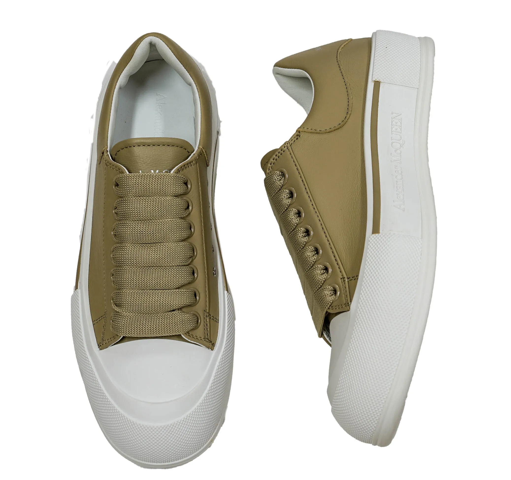 Alexander McQueen Men's Camel Sneaker 667817
