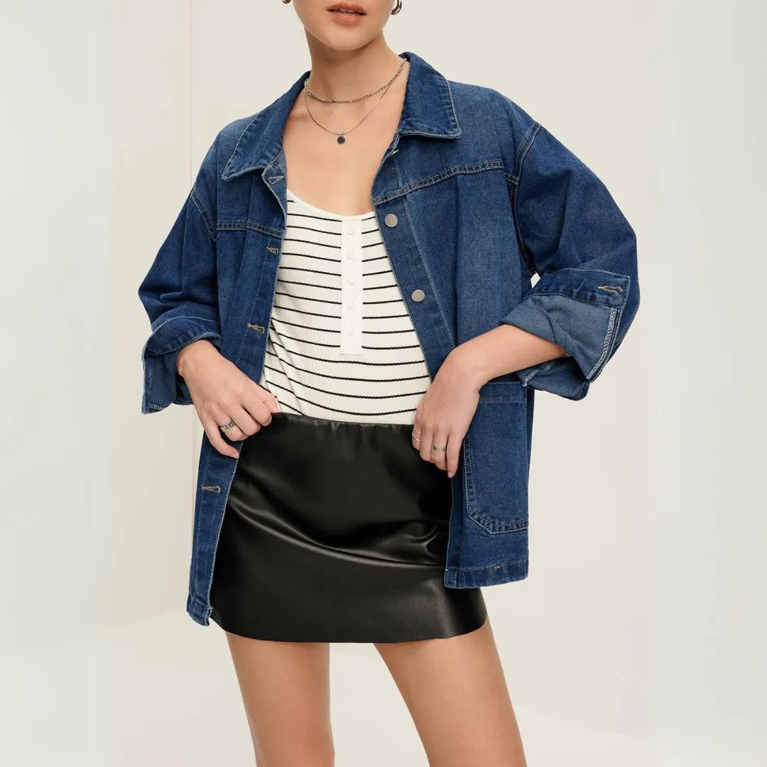 Althea™ | Long Sleeve Denim Jacket