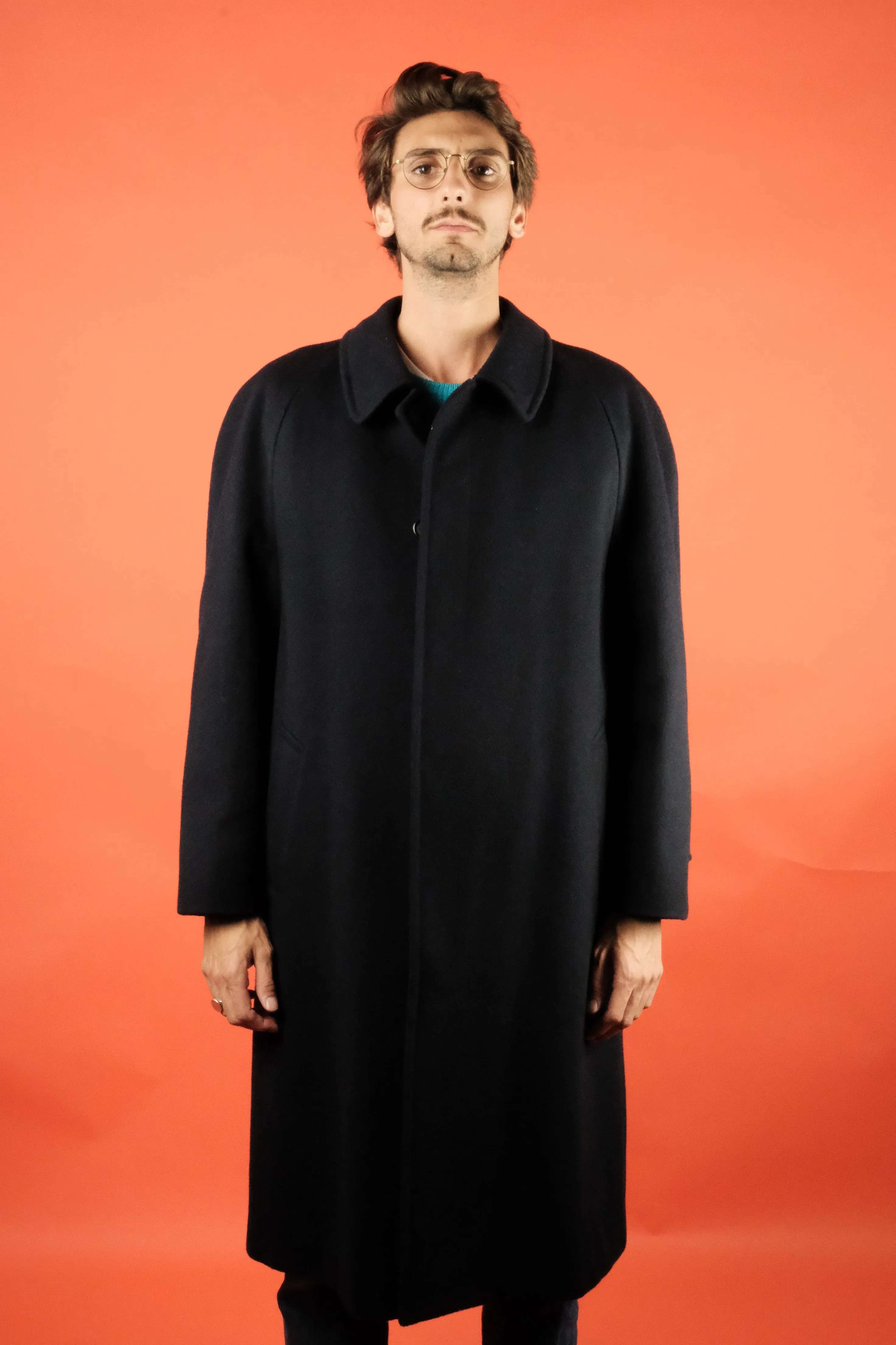 Aquascutum Coat Navy Blue