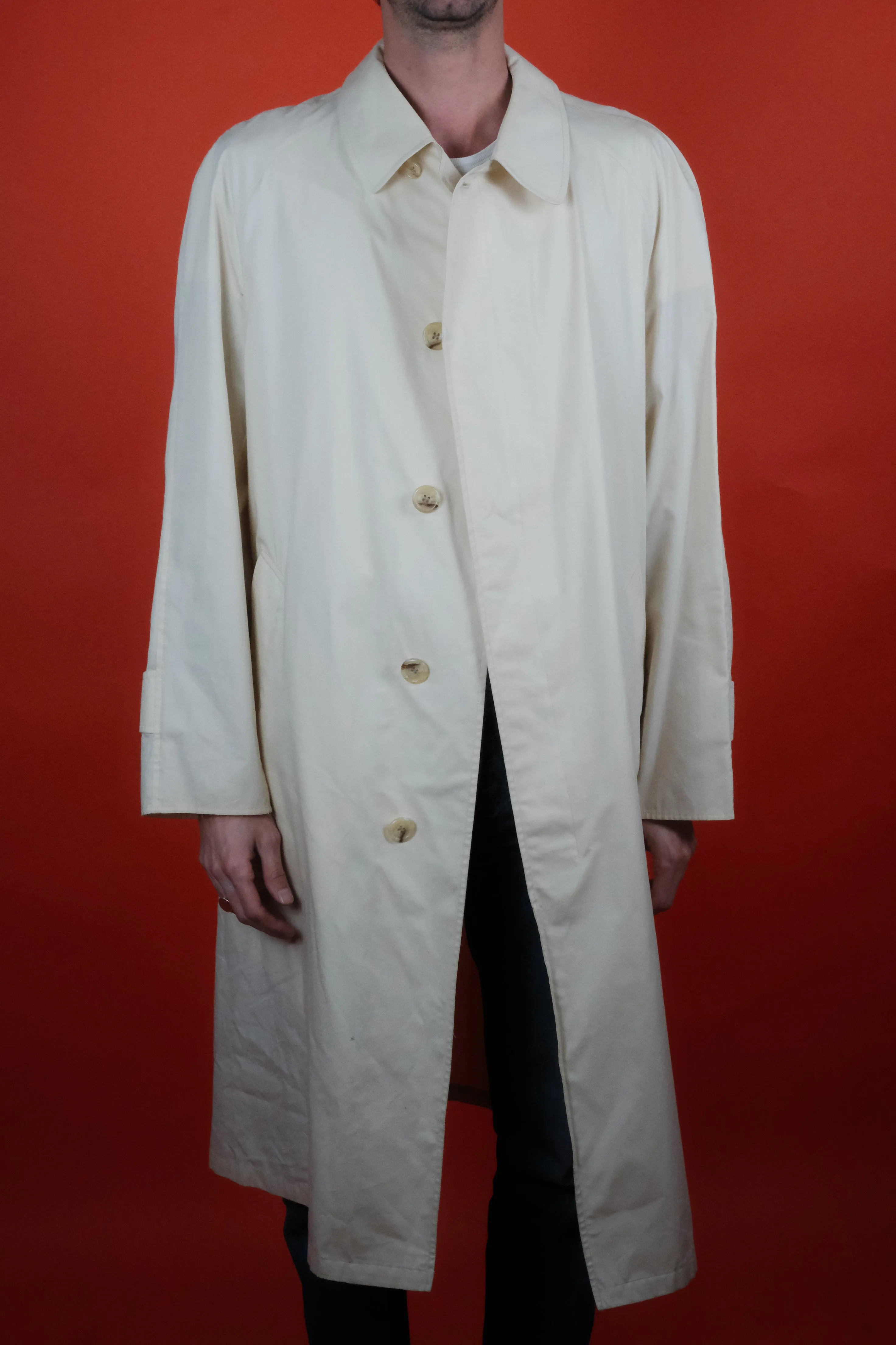 Aquascutum Light Beige Trench Coat 'L'