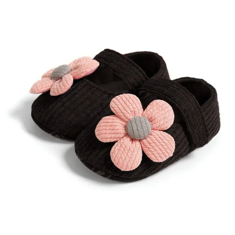 Baby Girl Shoes 1 Year Casual Anti-Slip Bow Sneakers