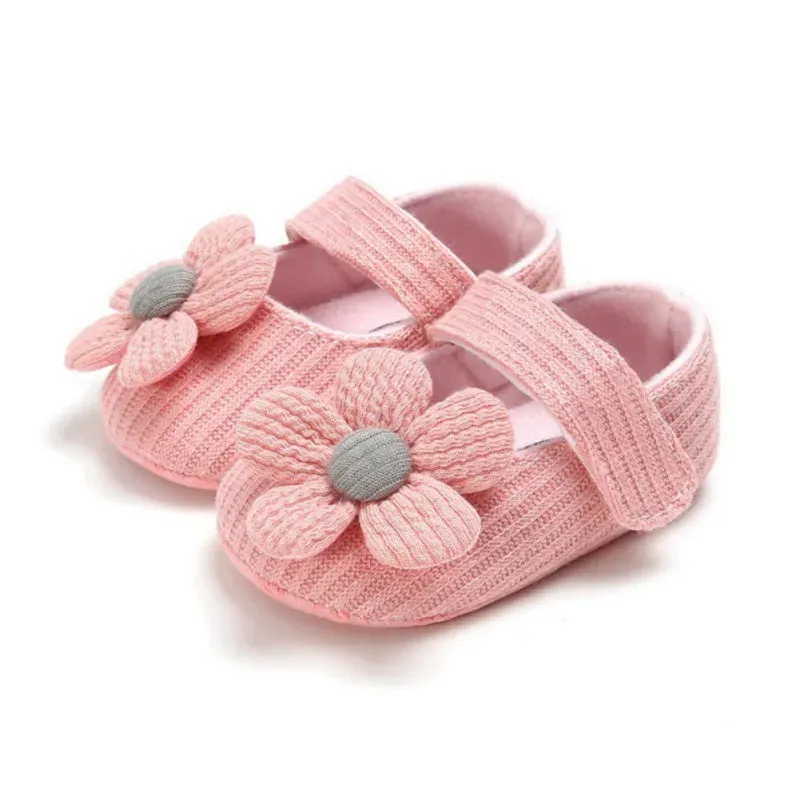 Baby Girl Shoes 1 Year Casual Anti-Slip Bow Sneakers