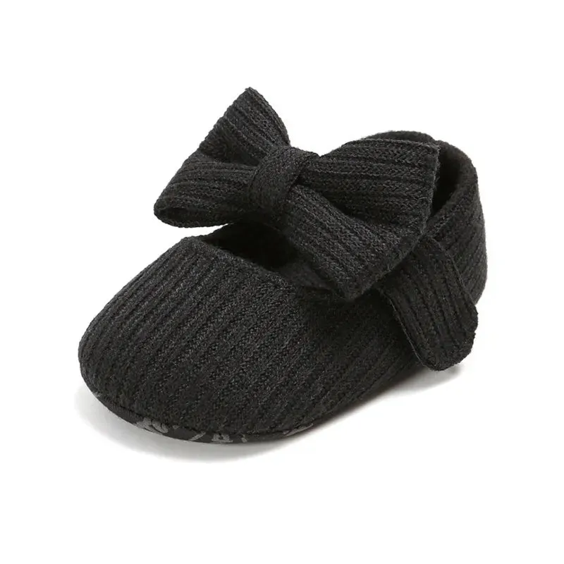 Baby Girl Shoes 1 Year Casual Anti-Slip Bow Sneakers