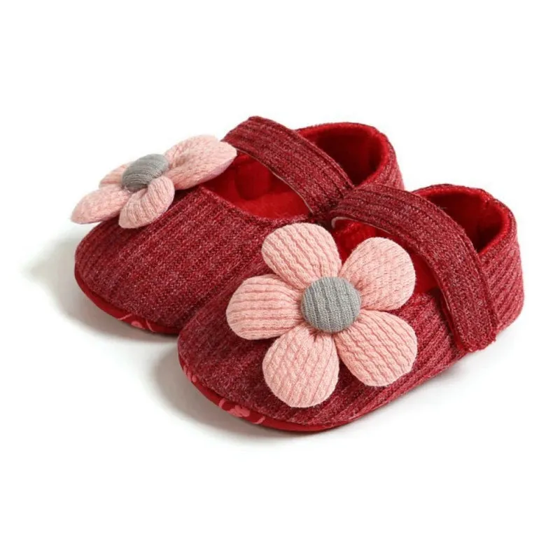 Baby Girl Shoes 1 Year Casual Anti-Slip Bow Sneakers