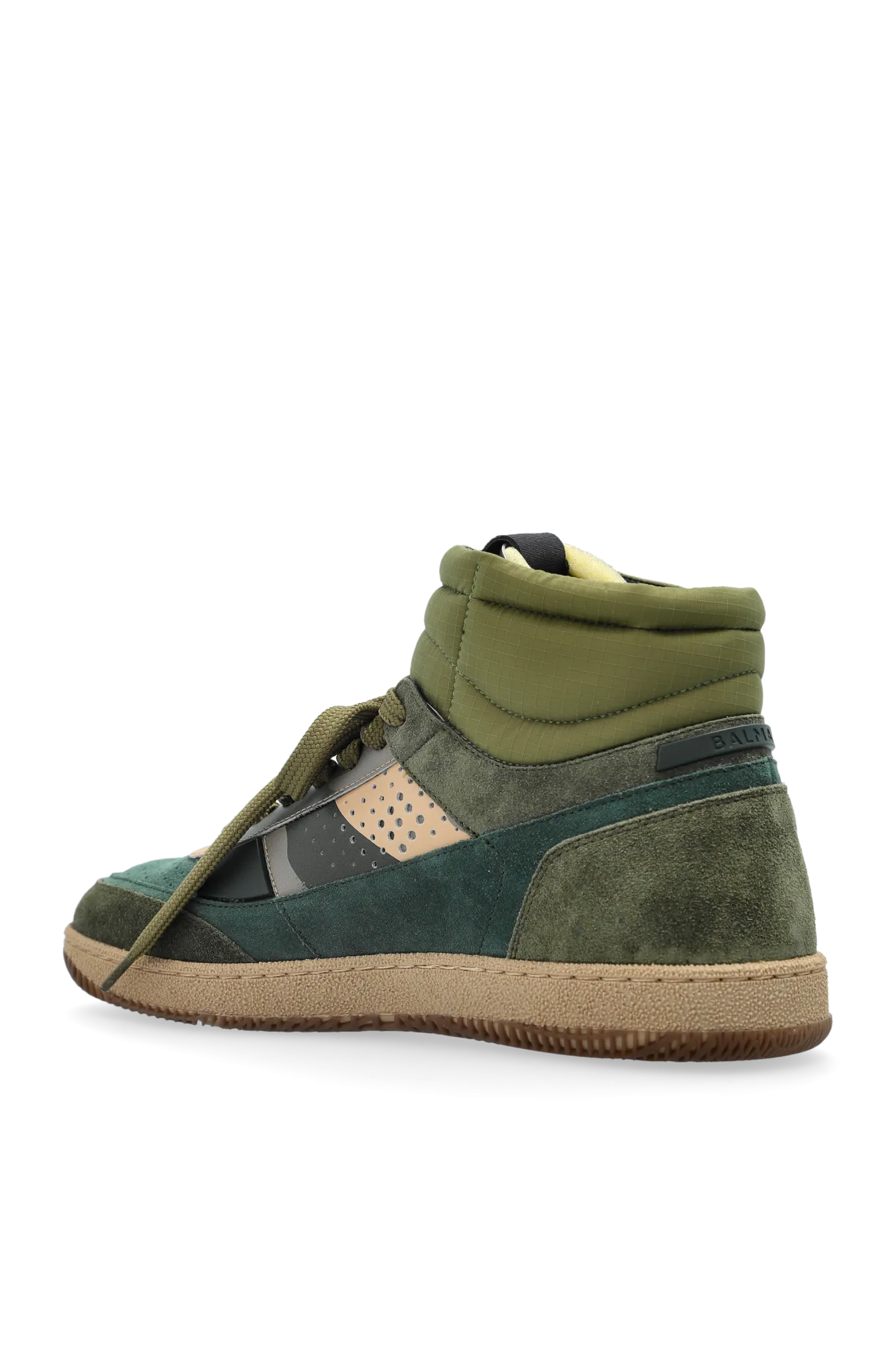Balmain 'swan' High-Top Sneakers