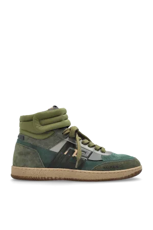 Balmain 'swan' High-Top Sneakers