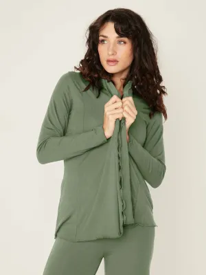 Bamboo Mid Cardigan - Eucalyptus