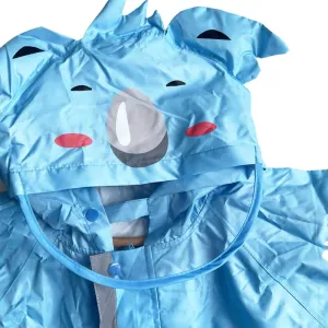 Big Blue Hippo Playsuit Raincoat