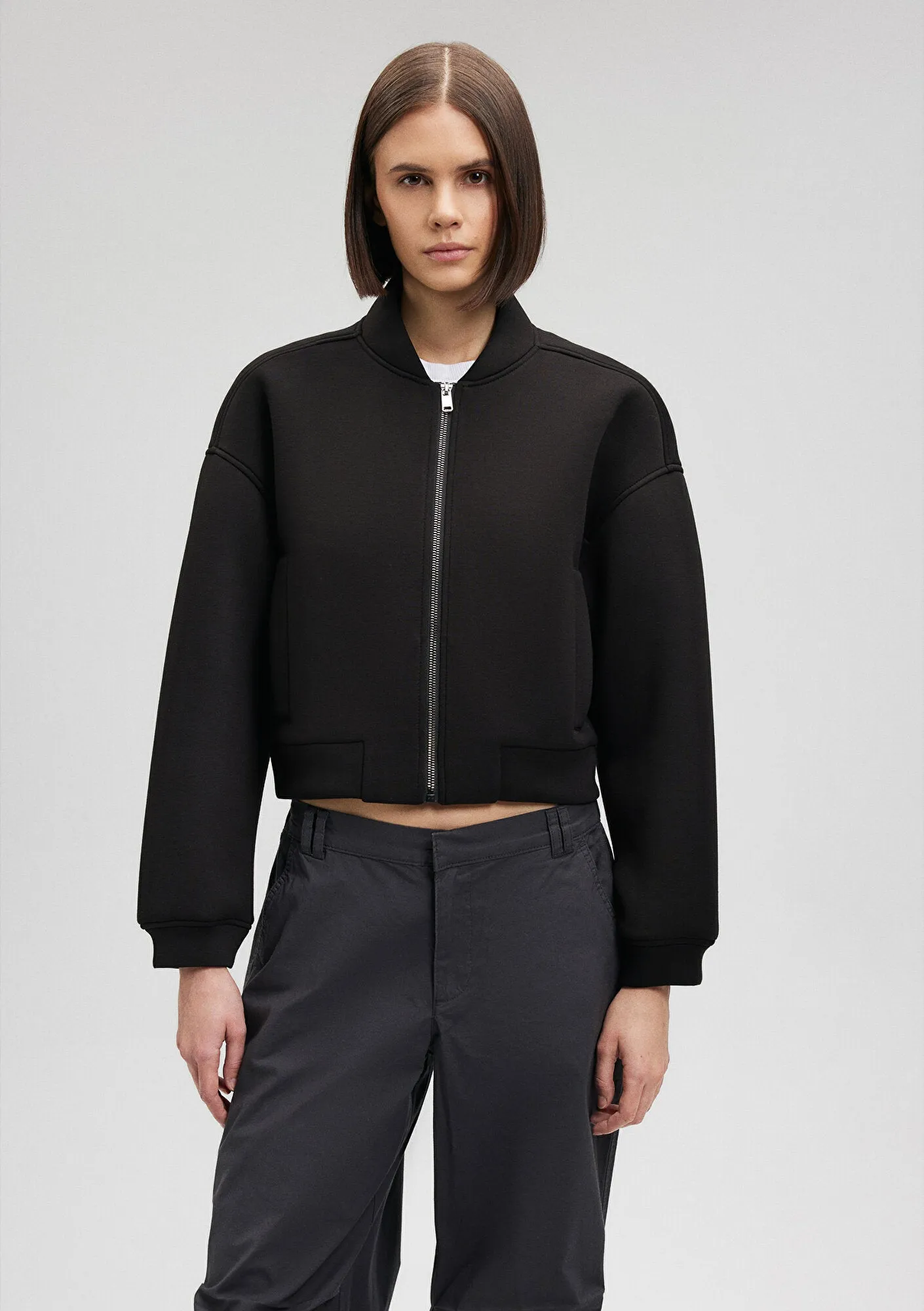 Black Bomber Jacket