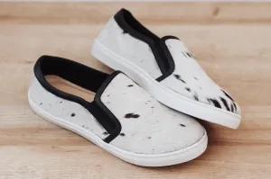 Black Cowhide Sneakers