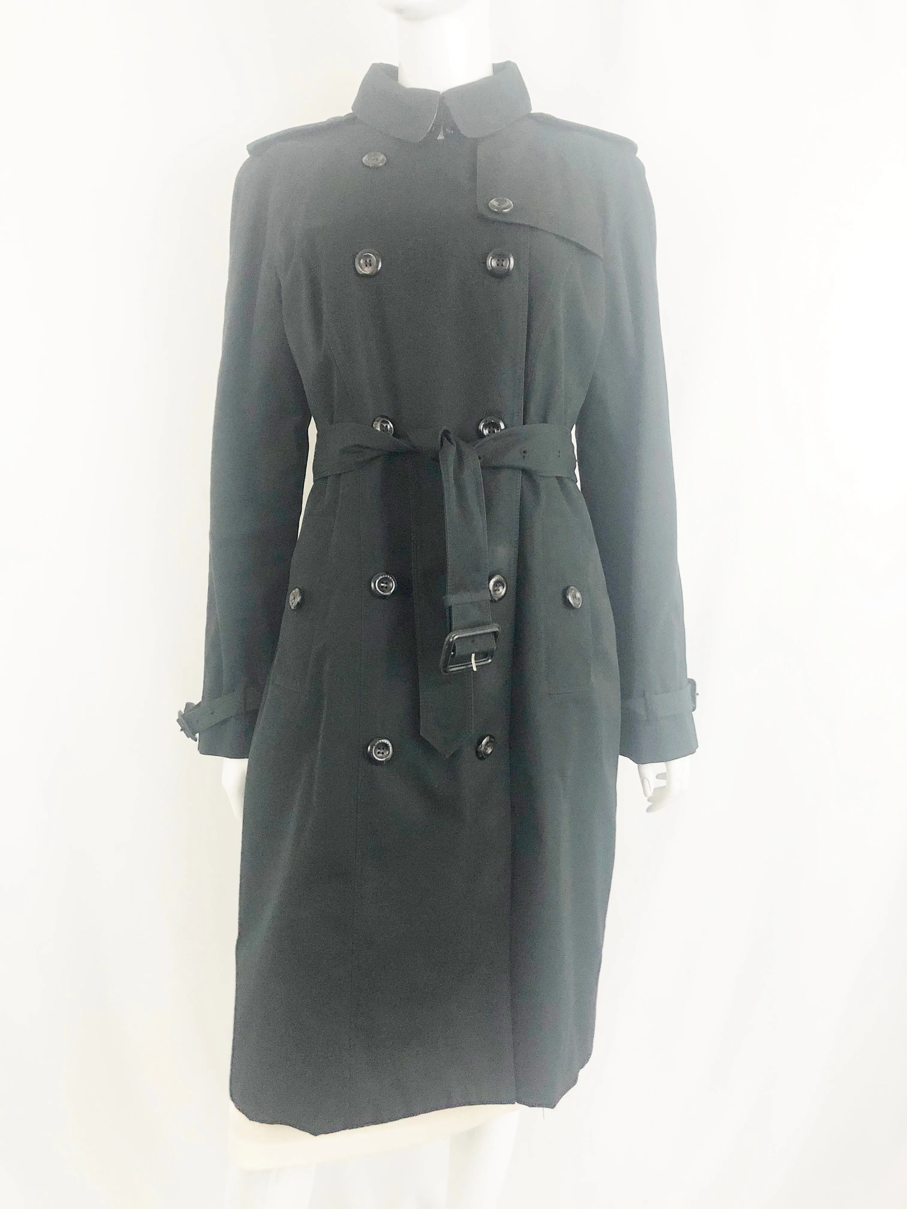 Burberry Trench Coat w/Belt Size 12