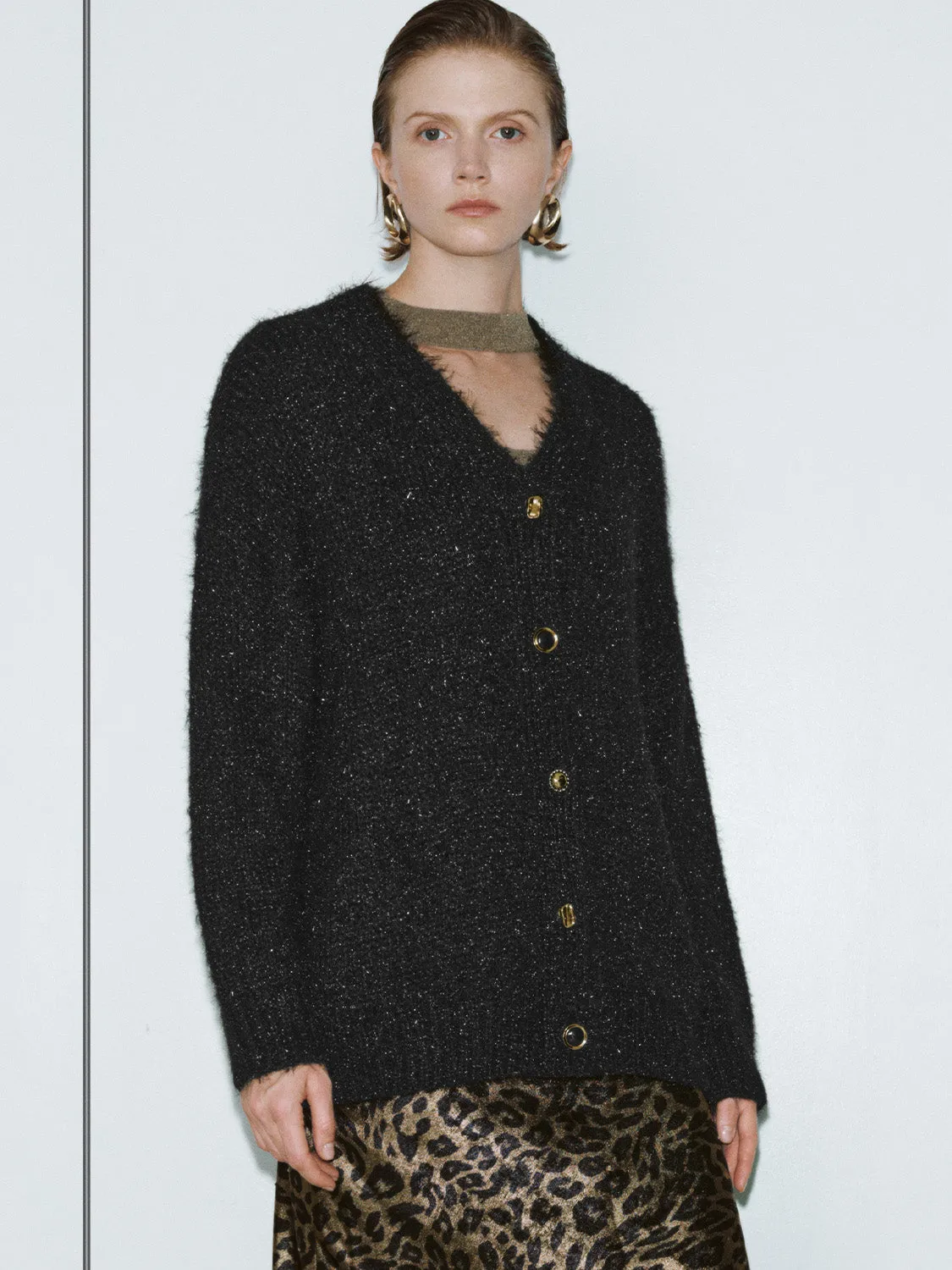 Button Up Knitted Cardigans