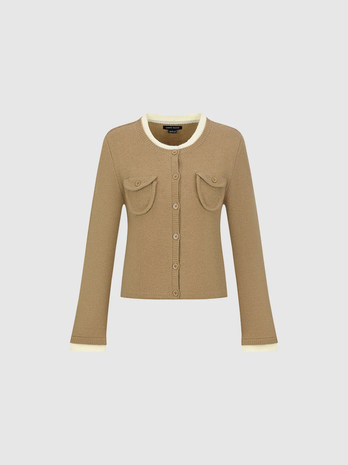 Button Up Knitted Cardigans