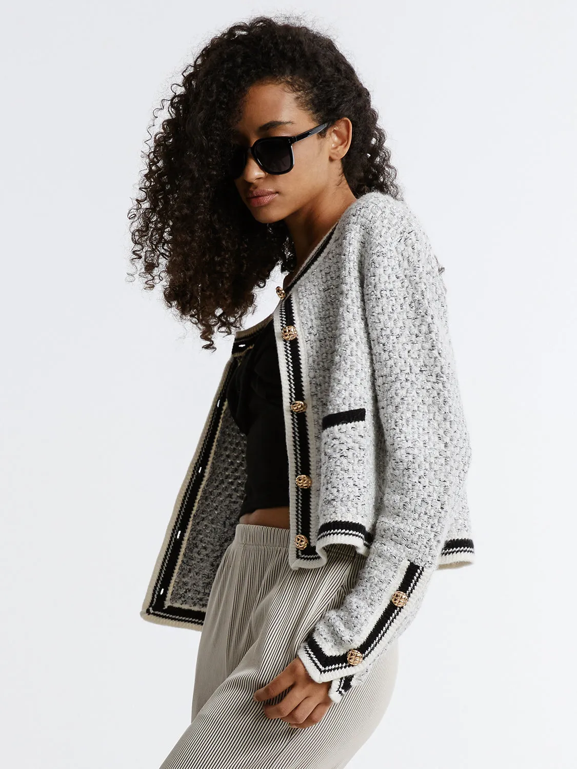 Button Up Knitted Cardigans