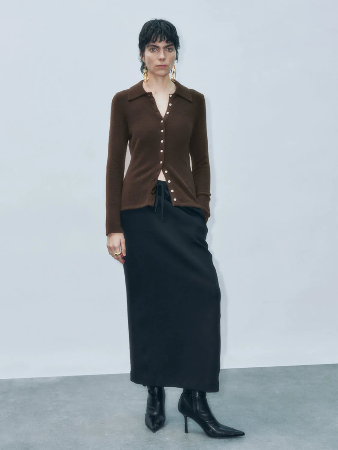 Button Up Knitted Cardigans