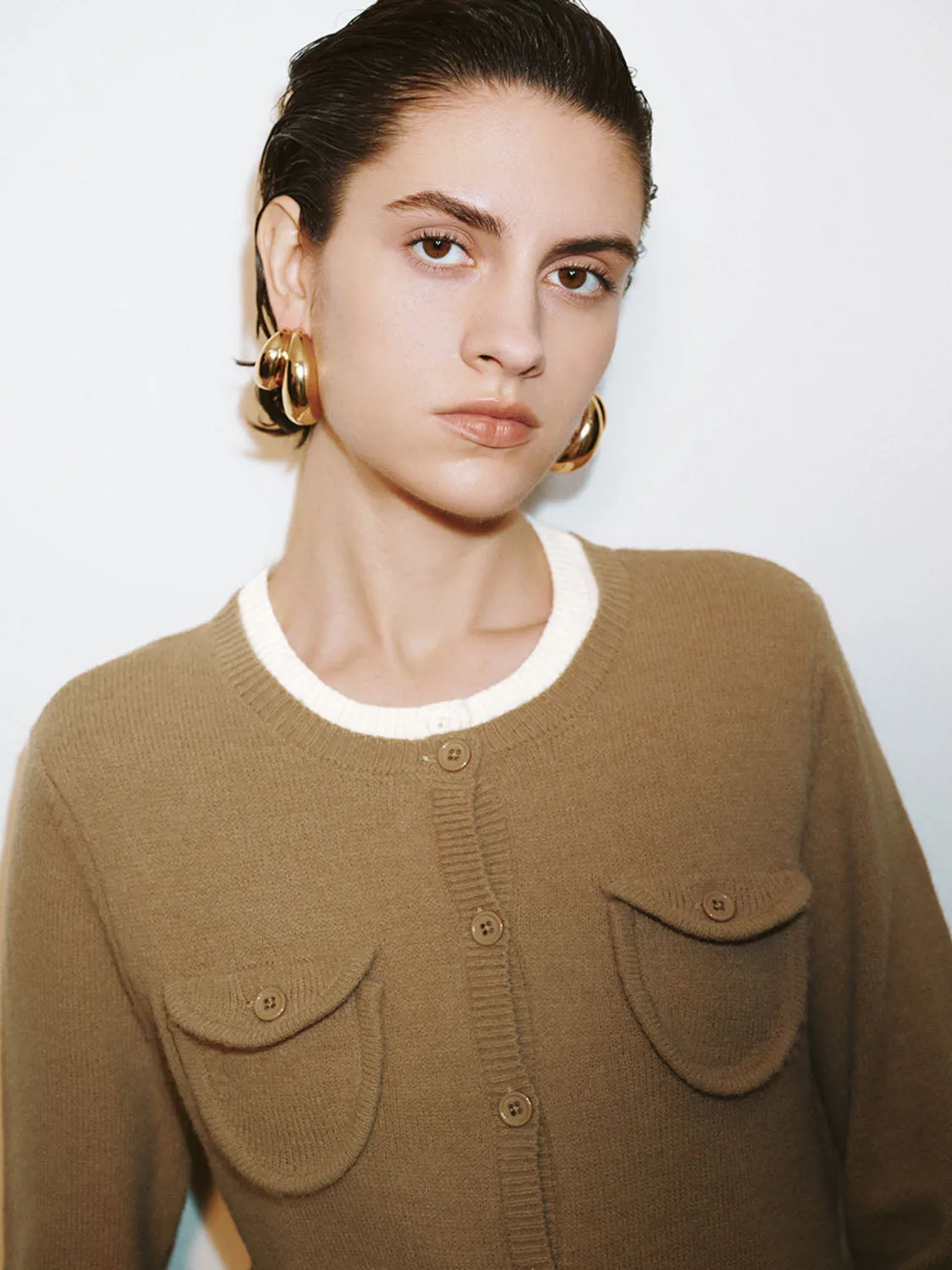 Button Up Knitted Cardigans