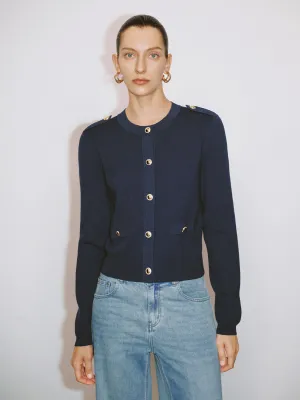 Button Up Knitted Cardigans