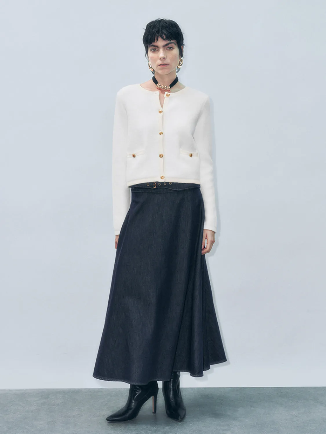 Button Up Knitted Cardigans