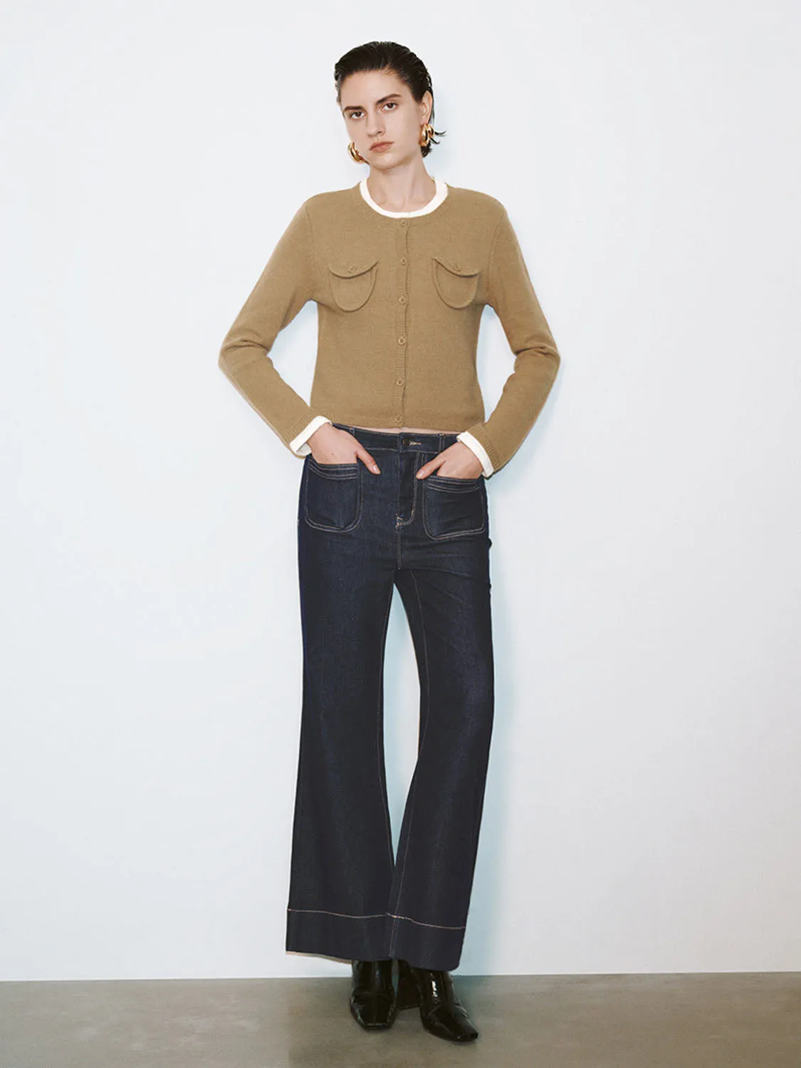 Button Up Knitted Cardigans