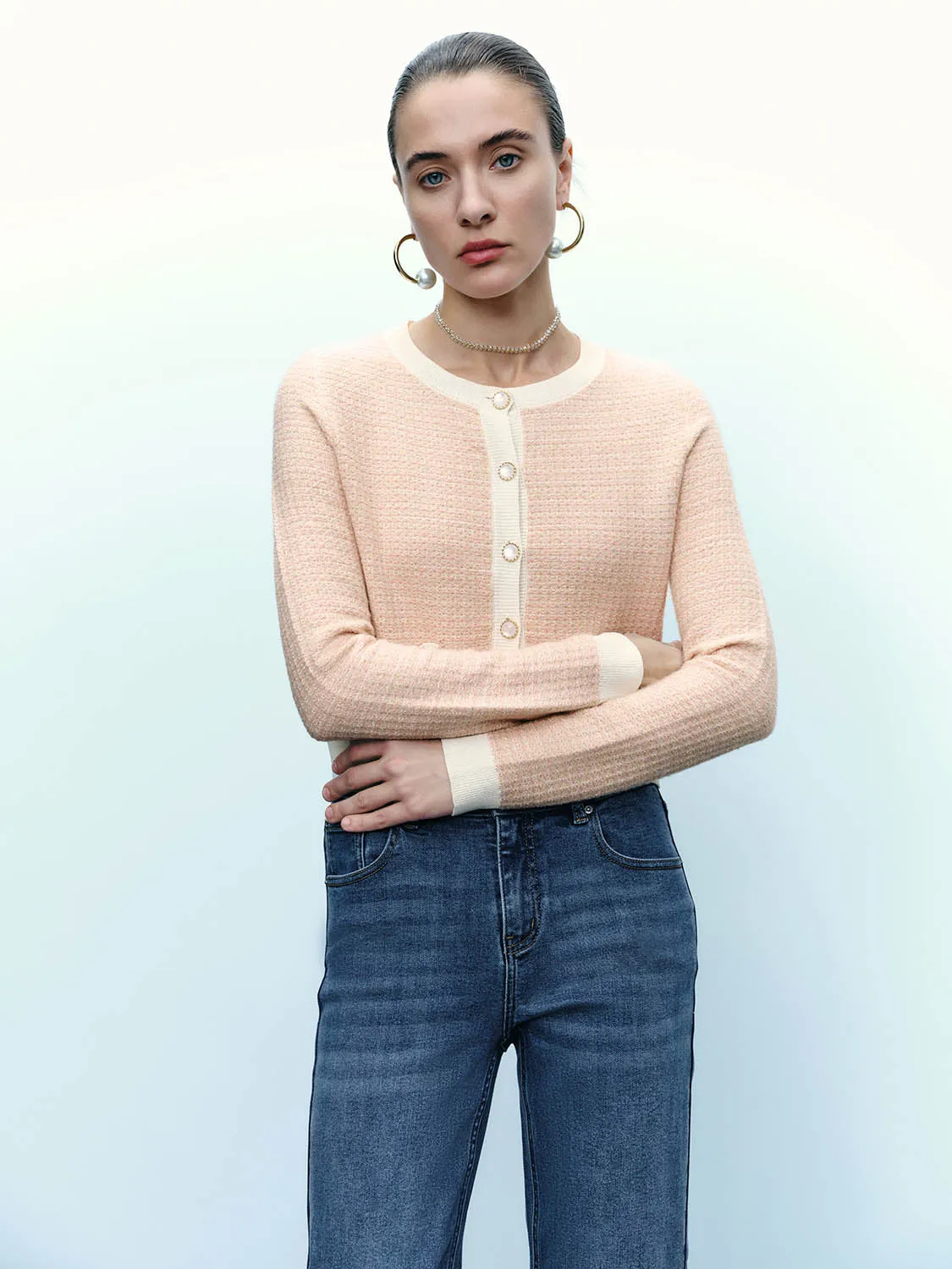 Button Up Knitted Cardigans