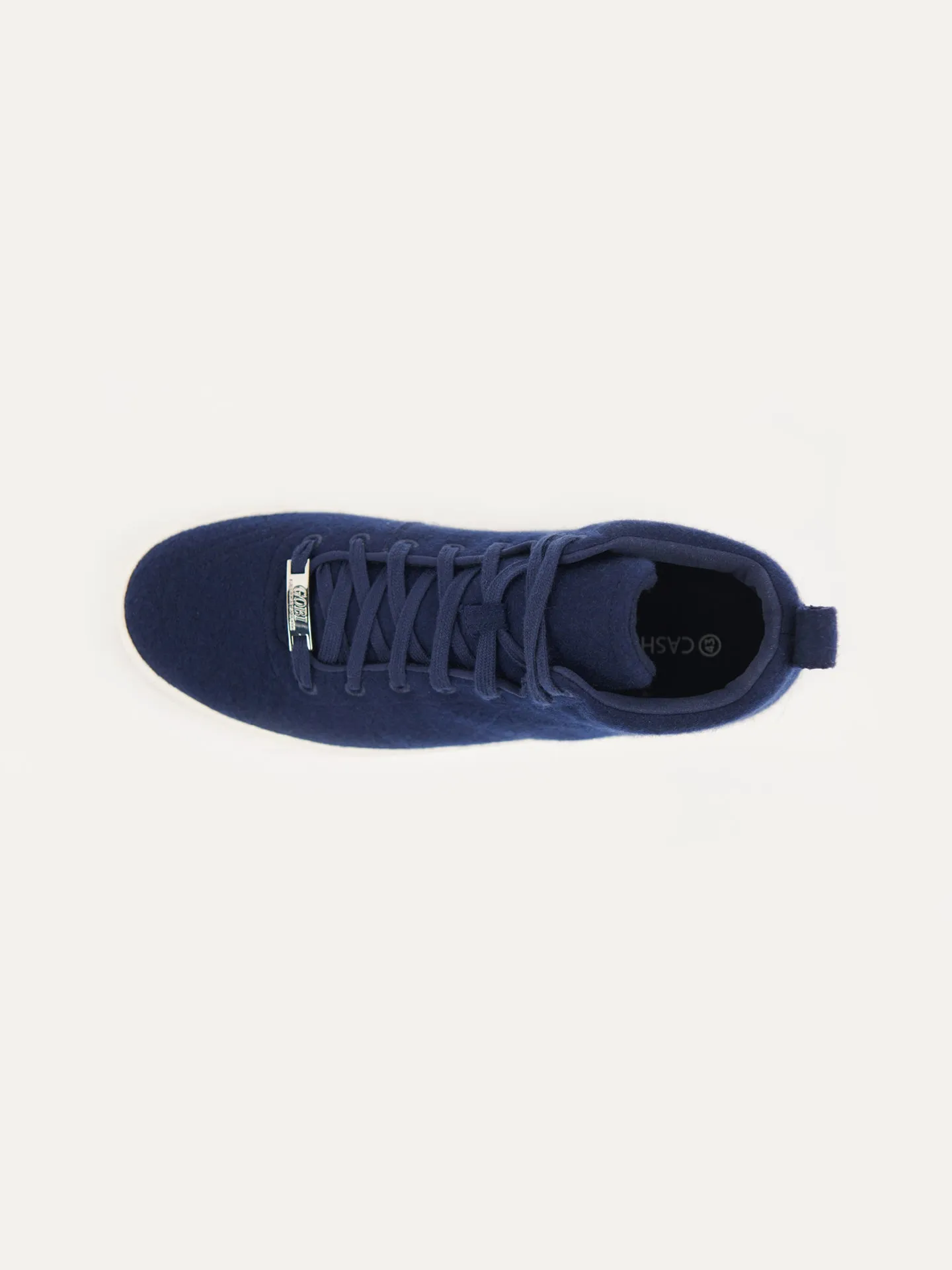 Cashmere High-Top Sneakers