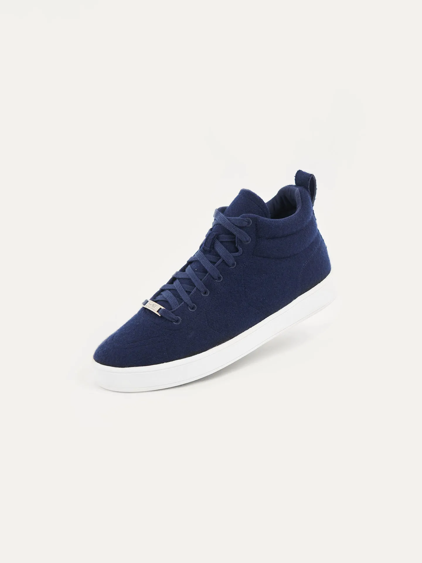 Cashmere High-Top Sneakers