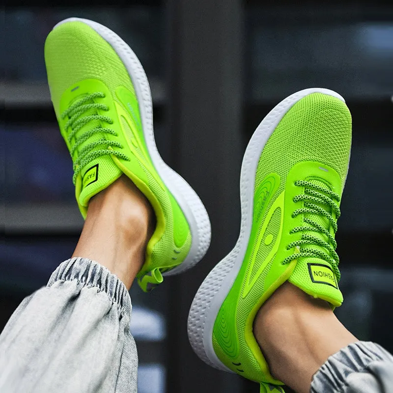 Casual Sports Shoes Luminous Trend Large Size Men's Shoes