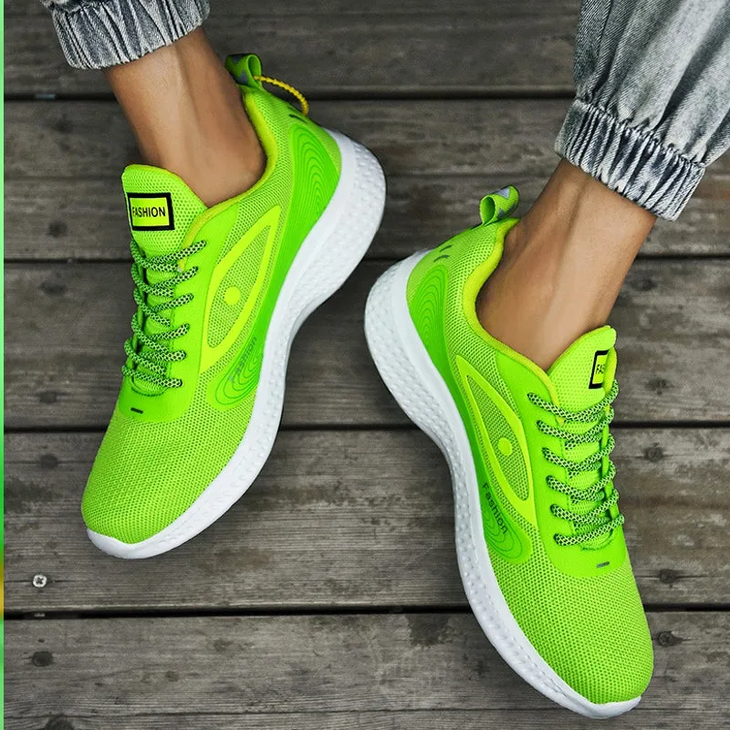 Casual Sports Shoes Luminous Trend Large Size Men's Shoes
