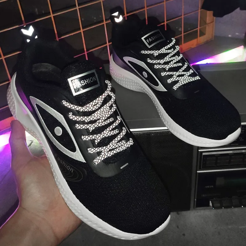Casual Sports Shoes Luminous Trend Large Size Men's Shoes