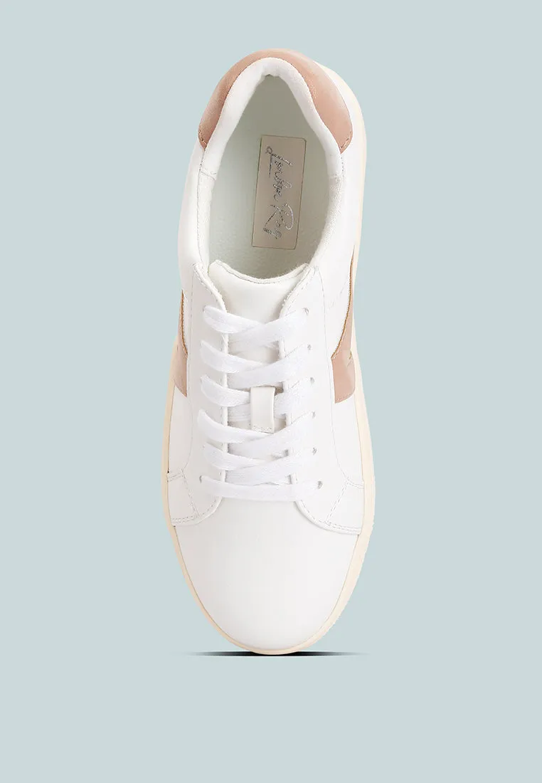 Cecile Panelling Detail Casual Sneakers