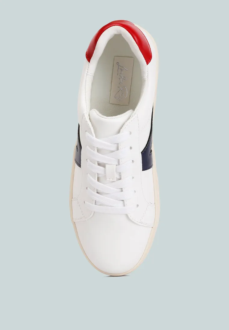 Cecile Panelling Detail Casual Sneakers