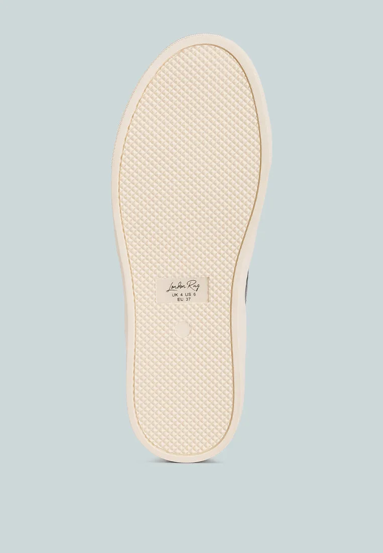 Cecile Panelling Detail Casual Sneakers