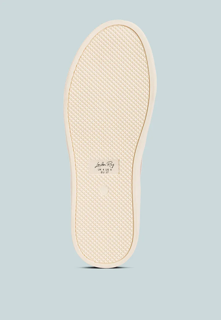 Cecile Panelling Detail Casual Sneakers
