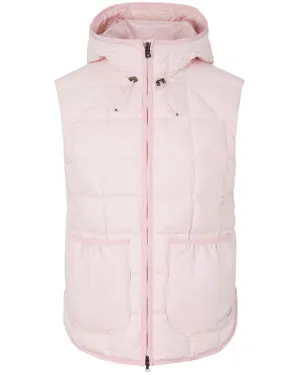 Chalk Mauve Sleeveless Lene D Puffer Vest
