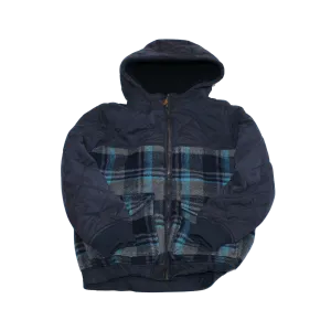 Check Padded Zip Up