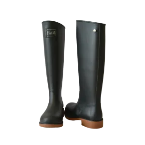 Classic Black and Toffee Gumboot