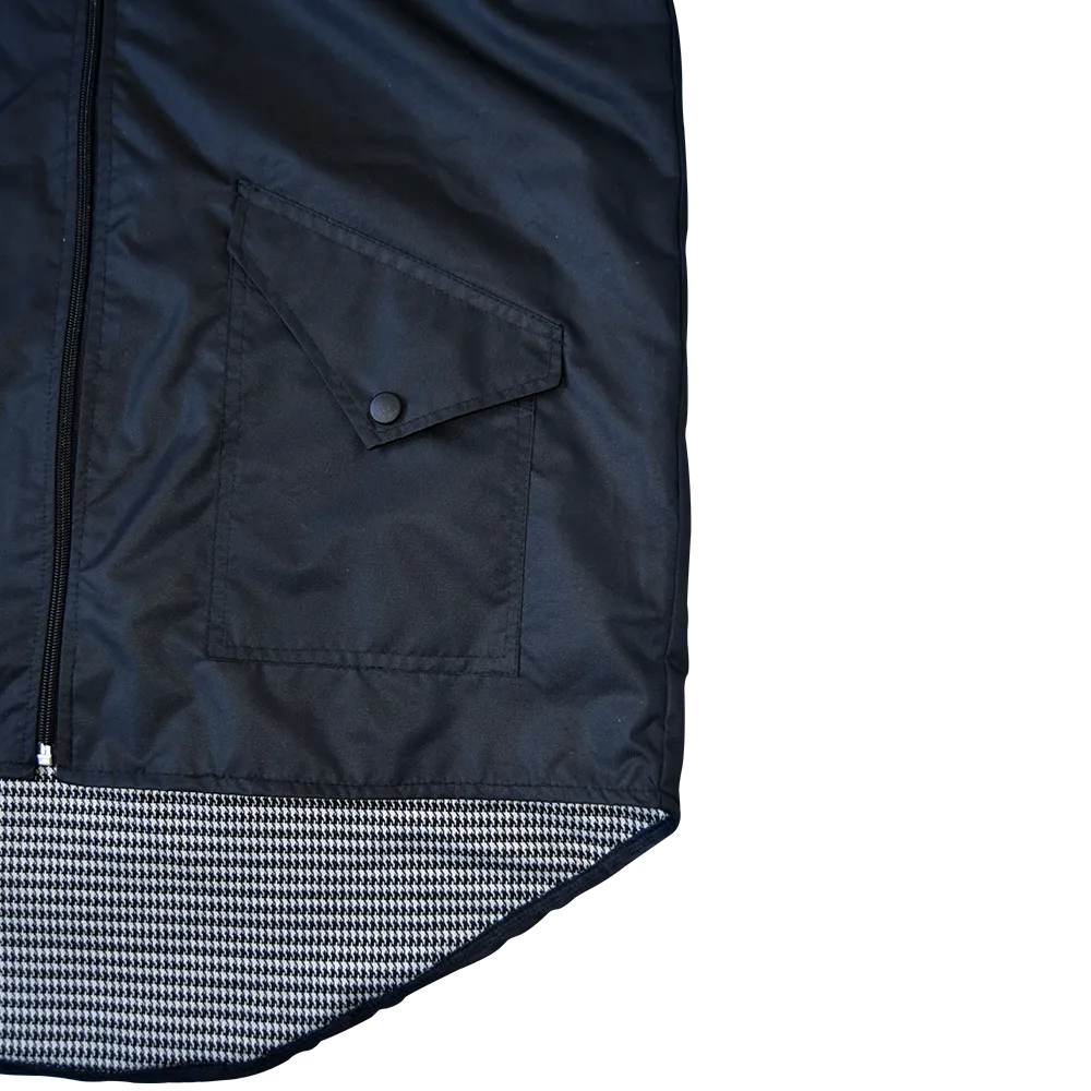 Classic Black Raincoat