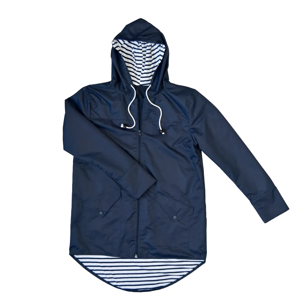 Classic Navy Raincoat