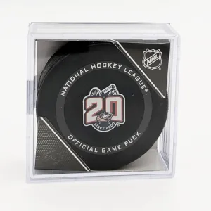 Columbus Blue Jackets 20th Anniversary Official Game Model Puck