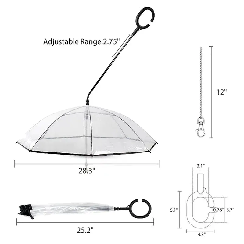 Competitive pricing Dog Umbrella Clear communication
