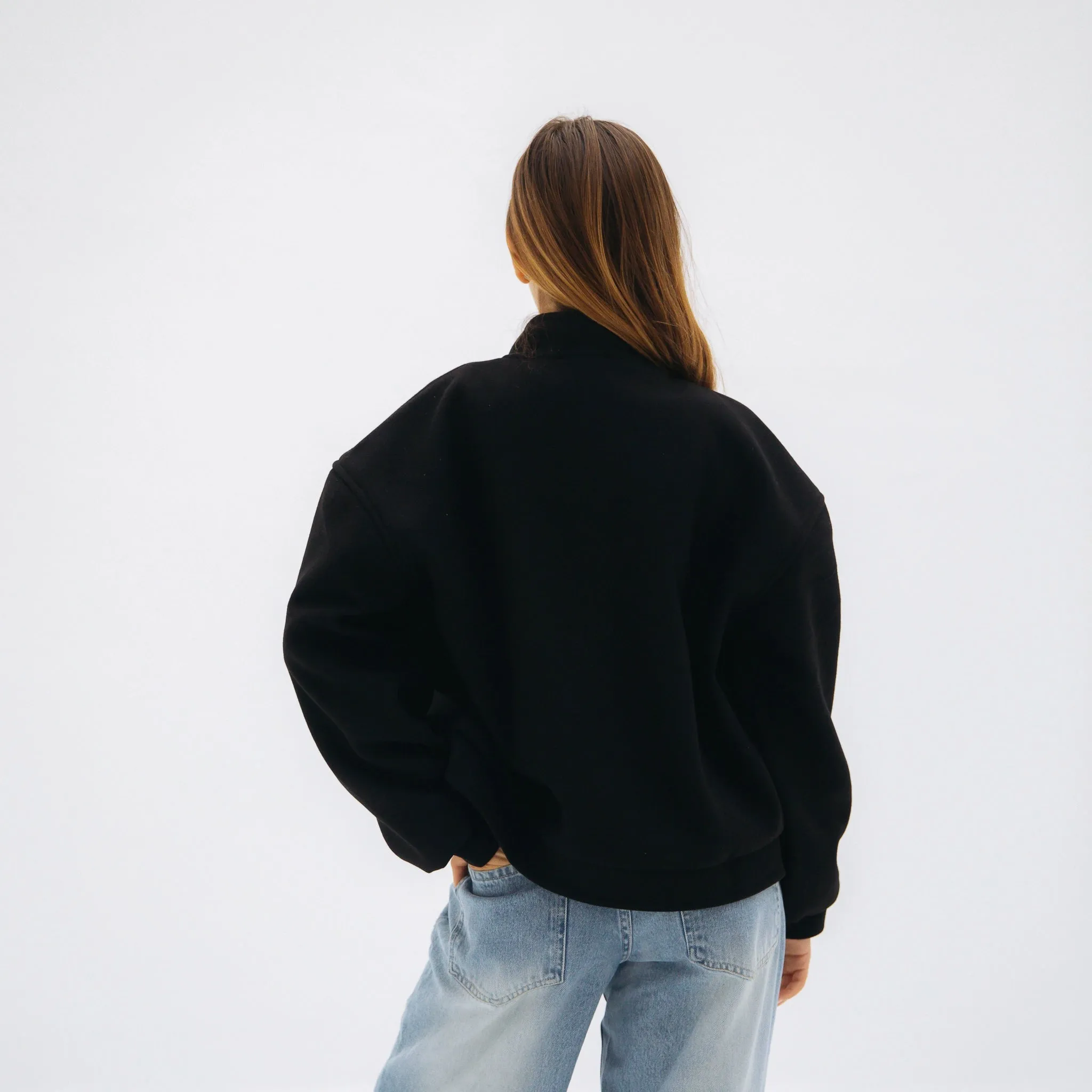 Cozy bomber jacket - Black