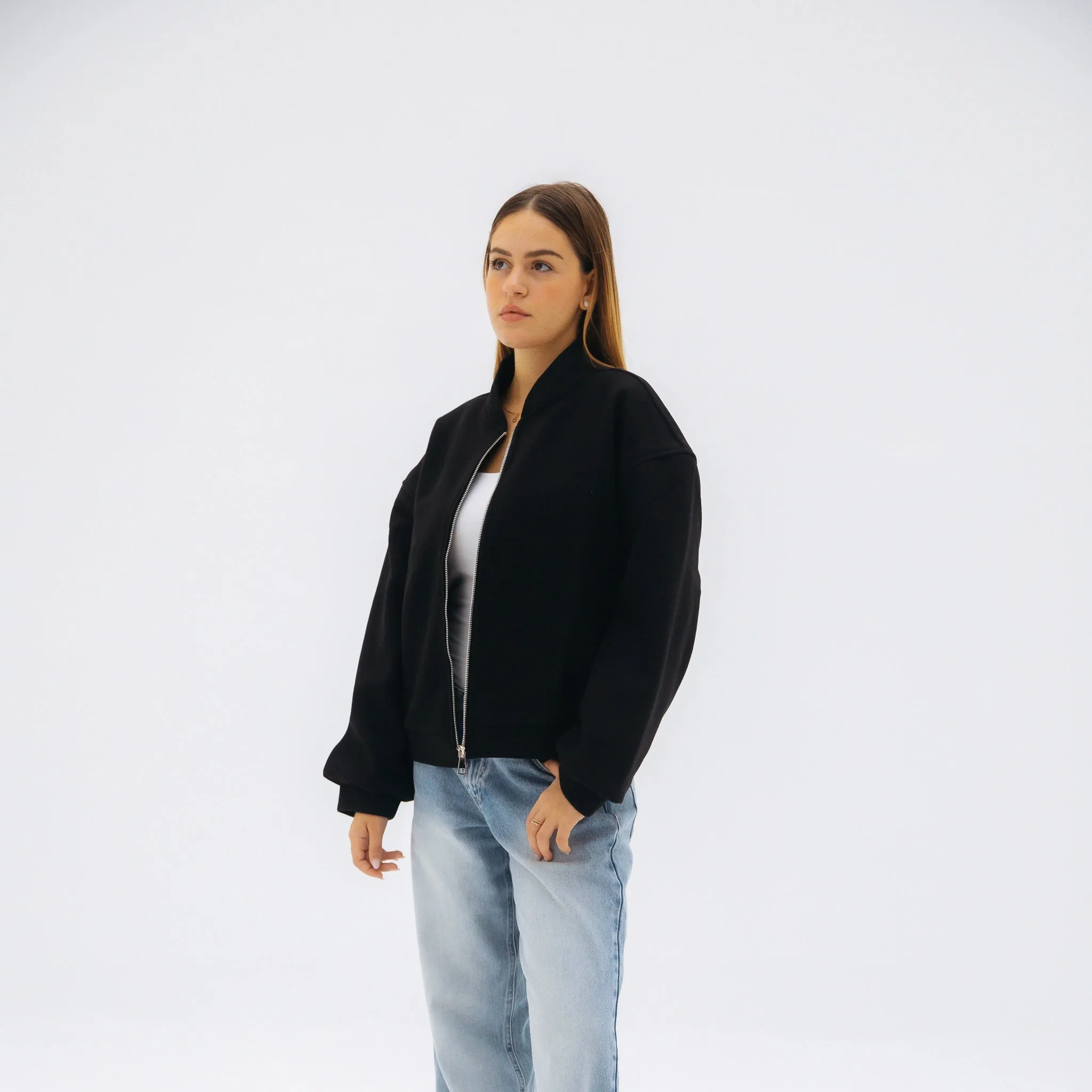 Cozy bomber jacket - Black