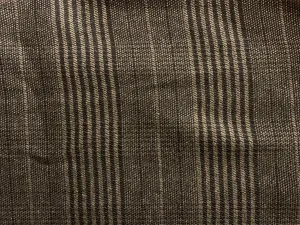 Dark Brown Plaid Wool