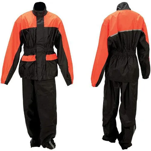 Diamond Plate Motorcycle Rain Suit GFRSPK FREE SHIPPING