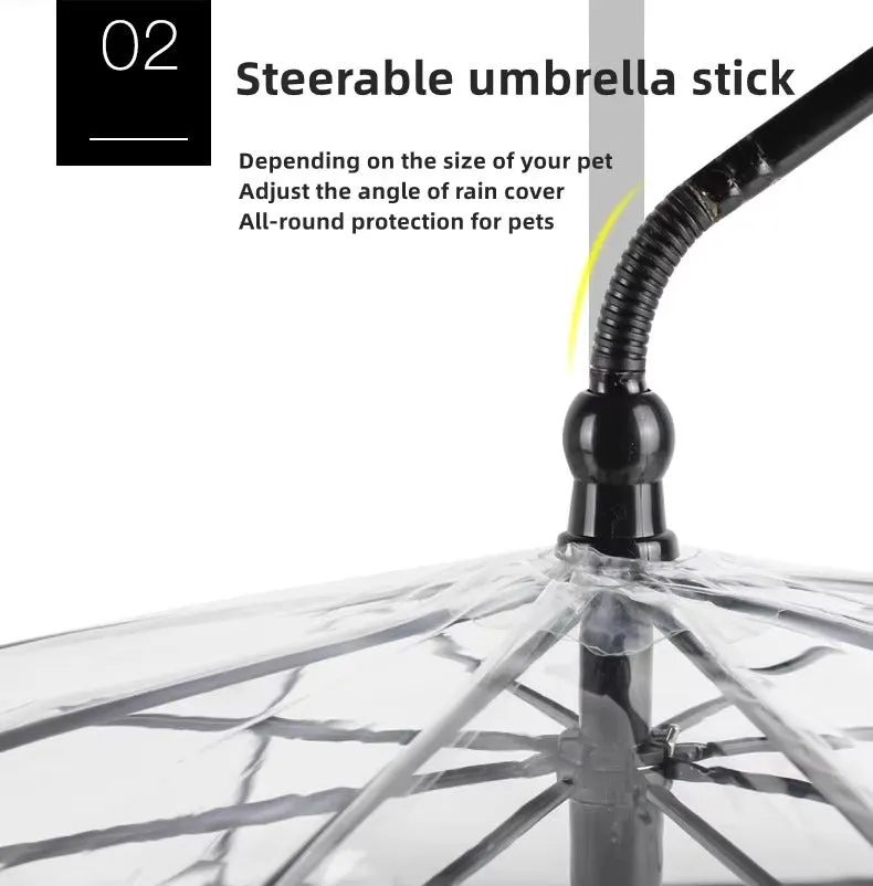 Dog Leash Umbrella 17$ TODAY ONLY